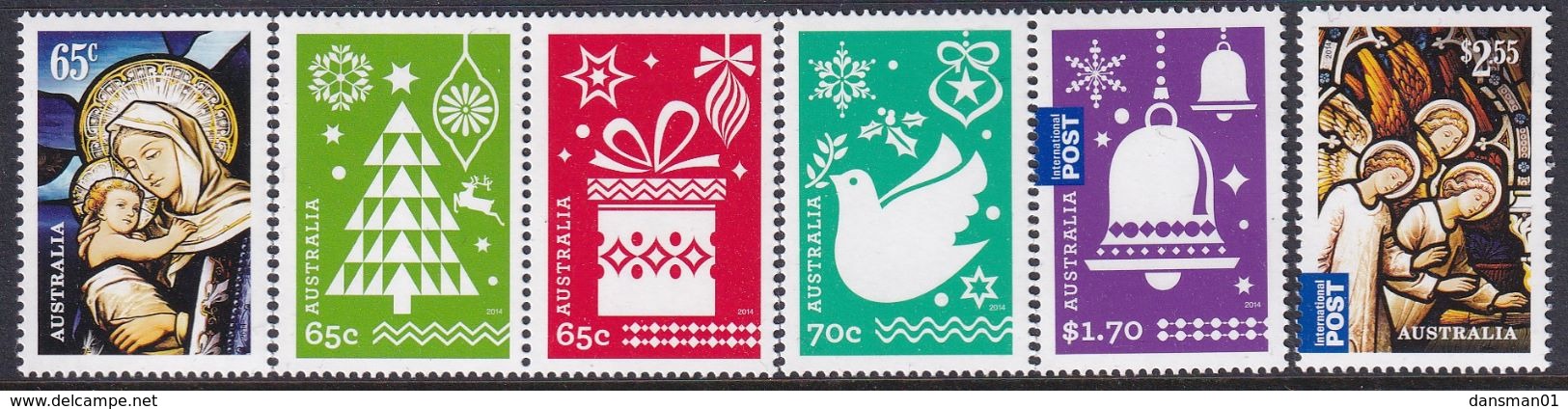 Australia 2014 Christmas Sc 4210-15 Mint Never Hinged - Ungebraucht