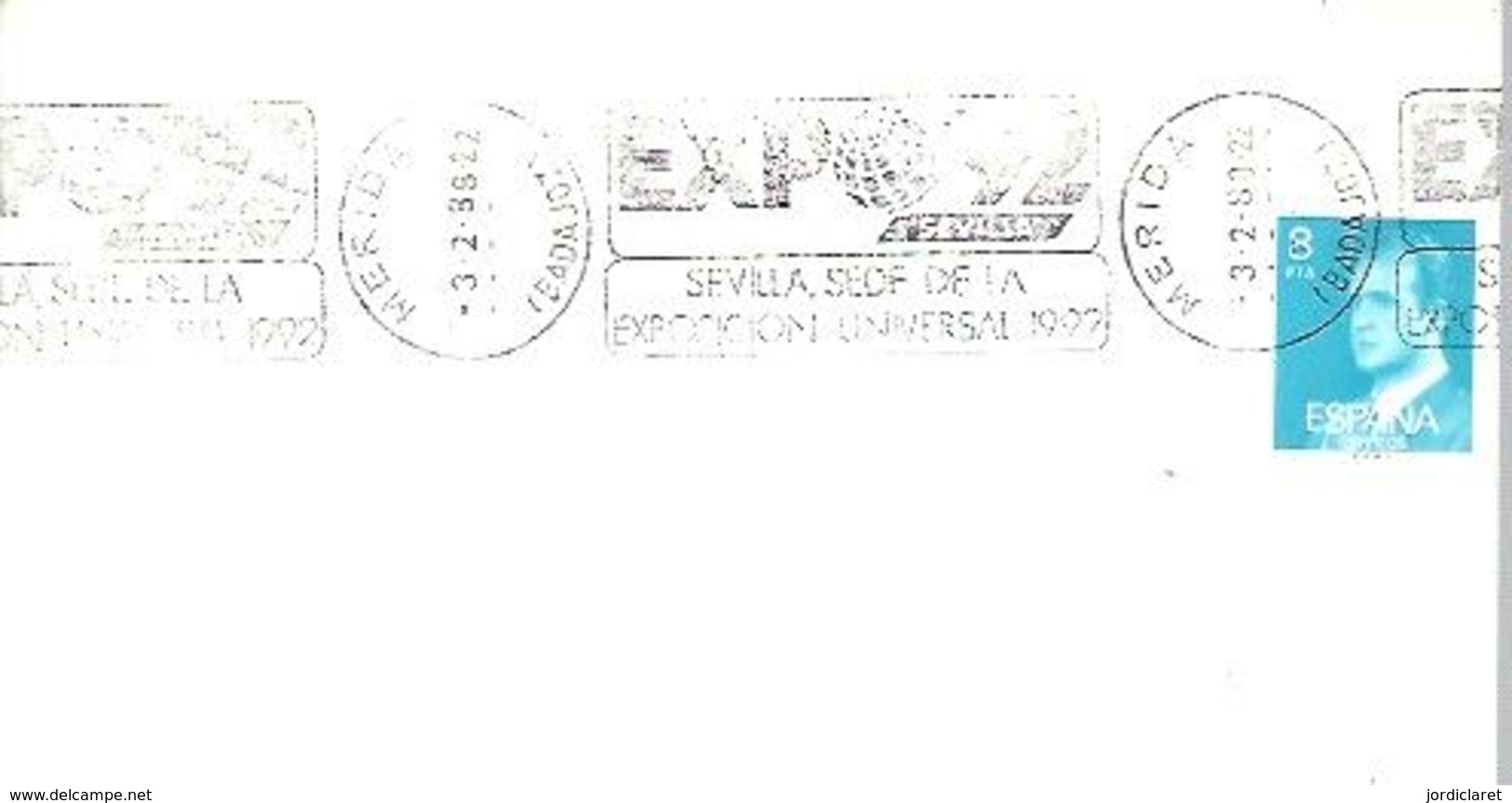 POSTMARKET ESPAÑA MERIDA - 1992 – Sevilla (Spanje)