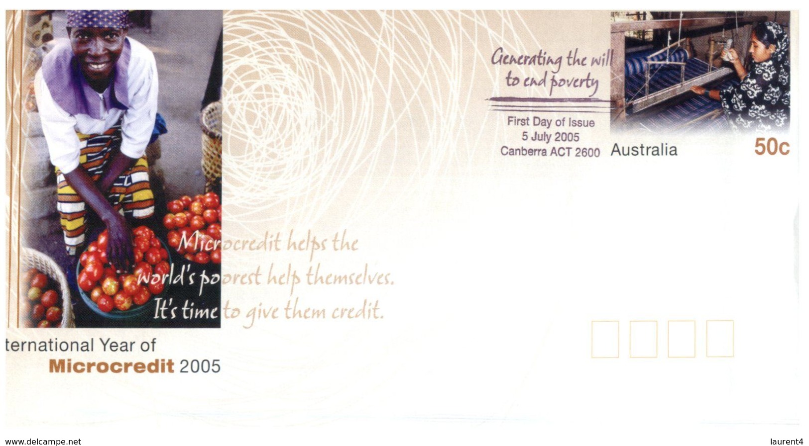 (B 6) Australia  - Microcredit 2005 + Astronomy 2009 (2 Pre-paid Covers) - FDC