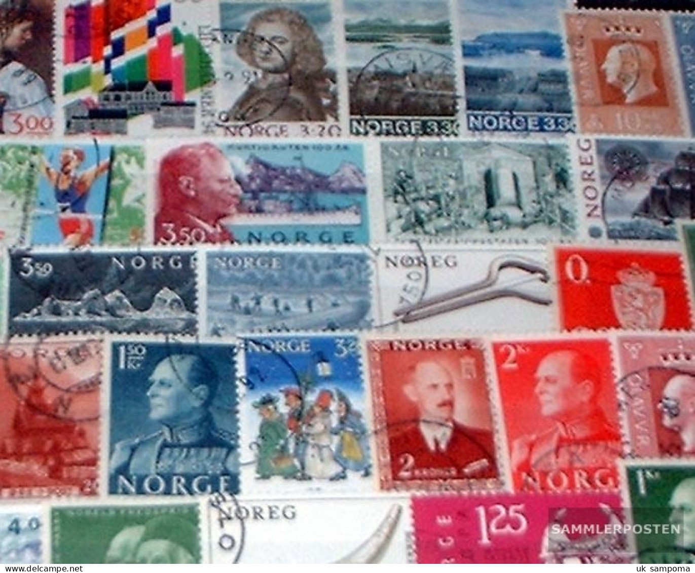 Norway 50 Different  Special Stamps And Large - Collections