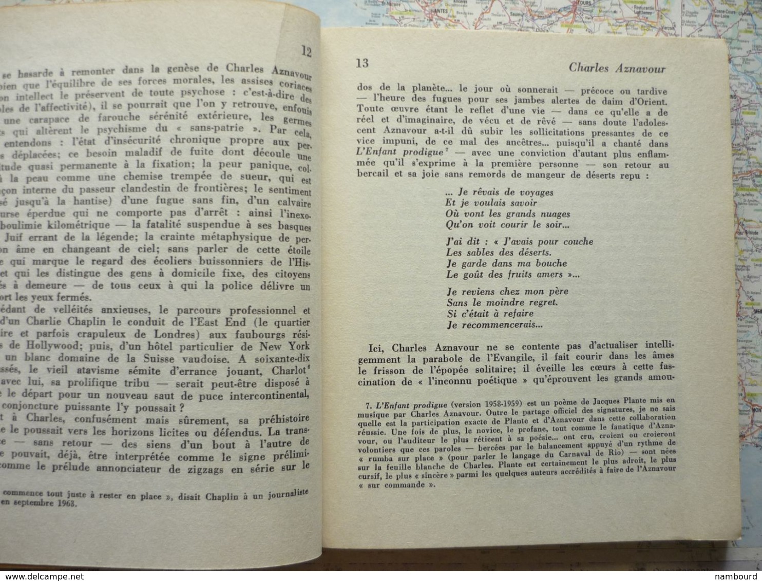 Poésie Et Chansons Seghers éditeur Chansons D'aujourd'hui Charles Aznavour Par Yves Salgues 1964 Avec Dédicace Y.Salgues - Franse Schrijvers