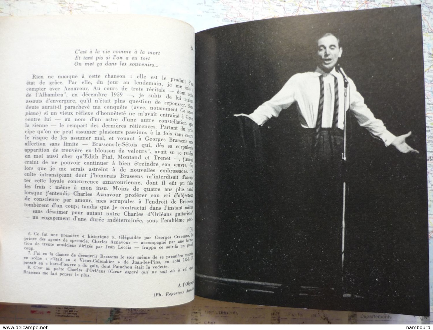 Poésie Et Chansons Seghers éditeur Chansons D'aujourd'hui Charles Aznavour Par Yves Salgues 1964 Avec Dédicace Y.Salgues - Franse Schrijvers