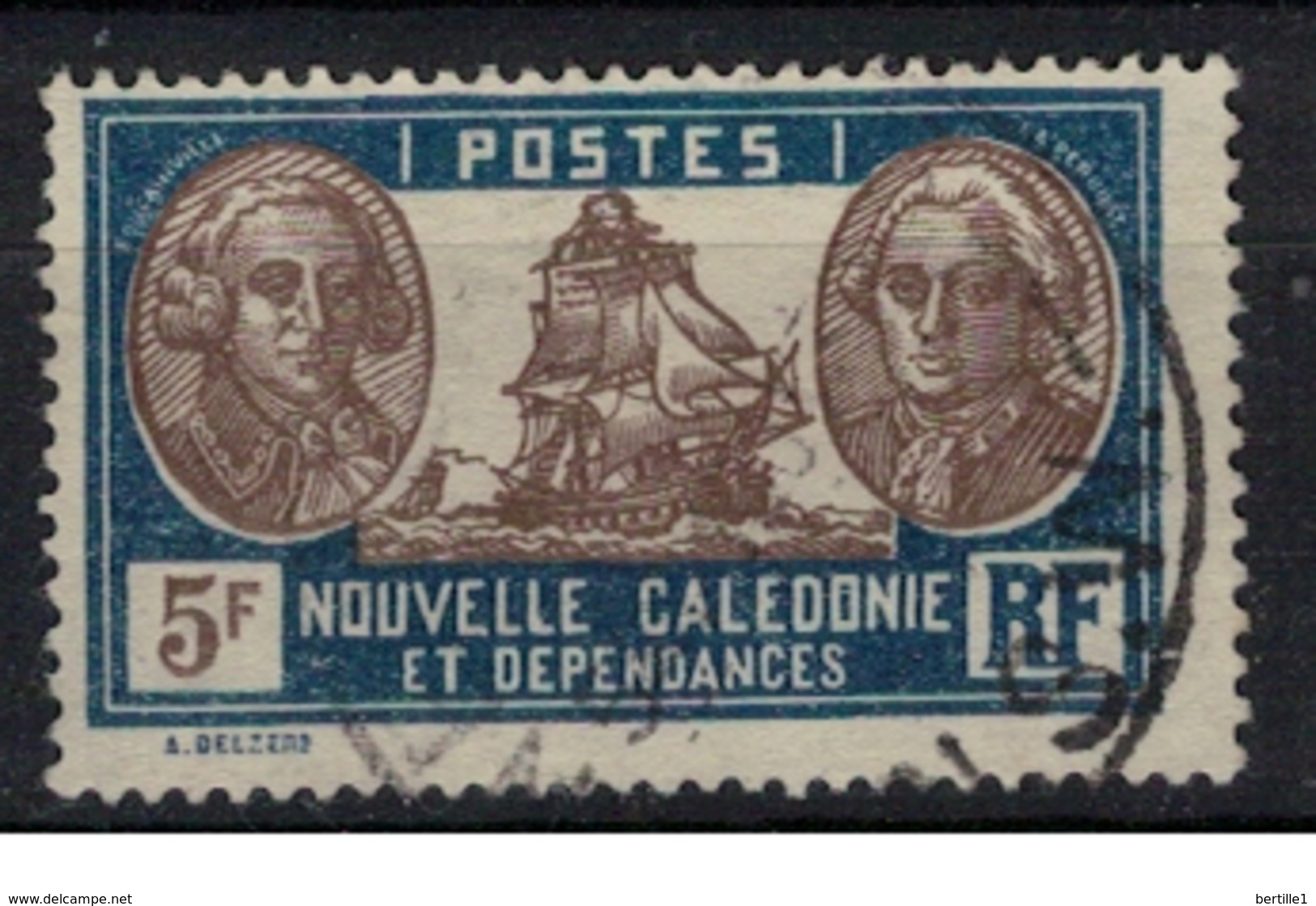 NOUVELLE CALEDONIE            N°  YVERT   159       OBLITERE       ( Ob   1 / 53 ) - Used Stamps