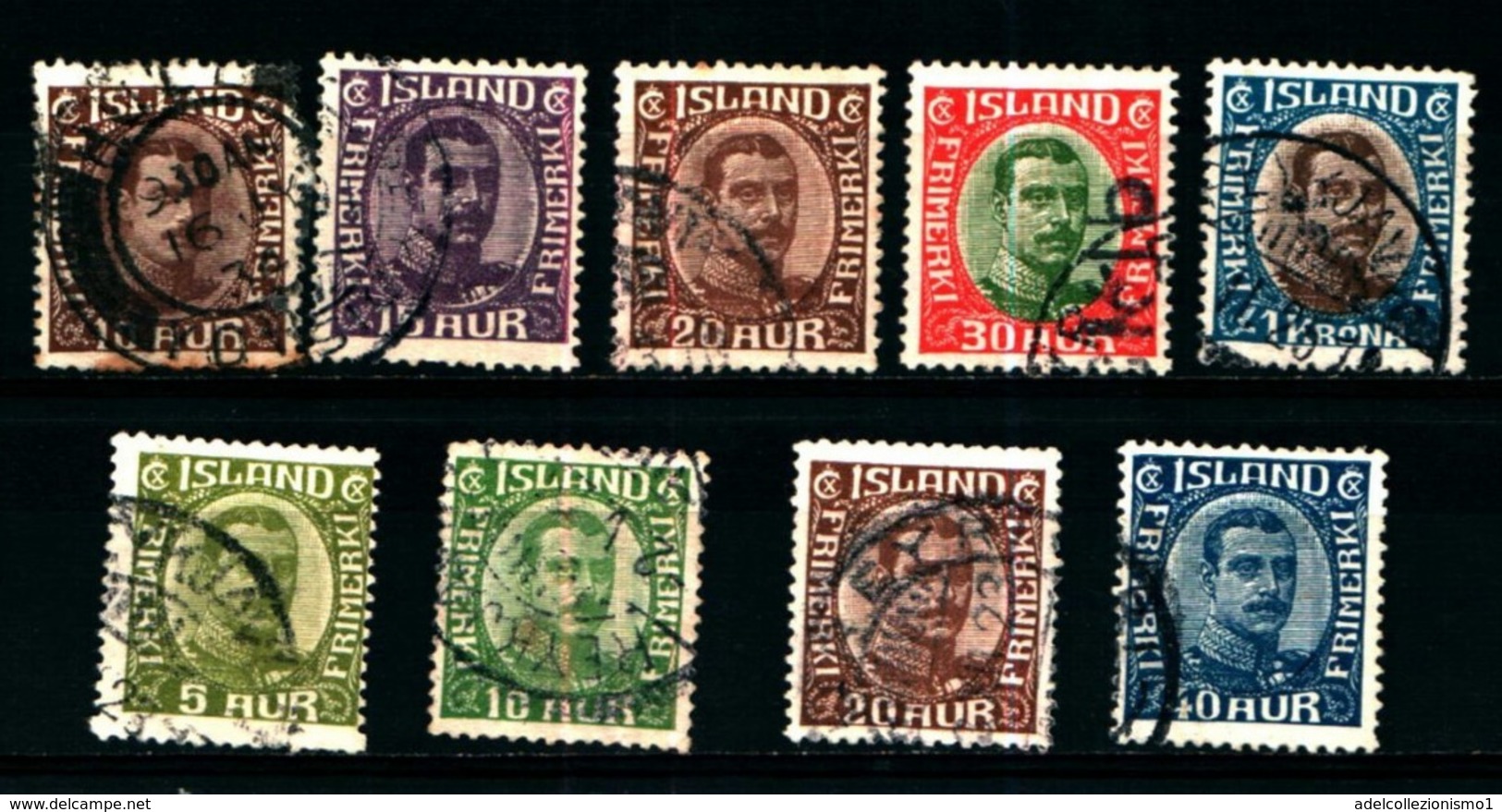 19189B) ISLANDA LOTTO DI FRANCOBOLLI  USATI - Used Stamps