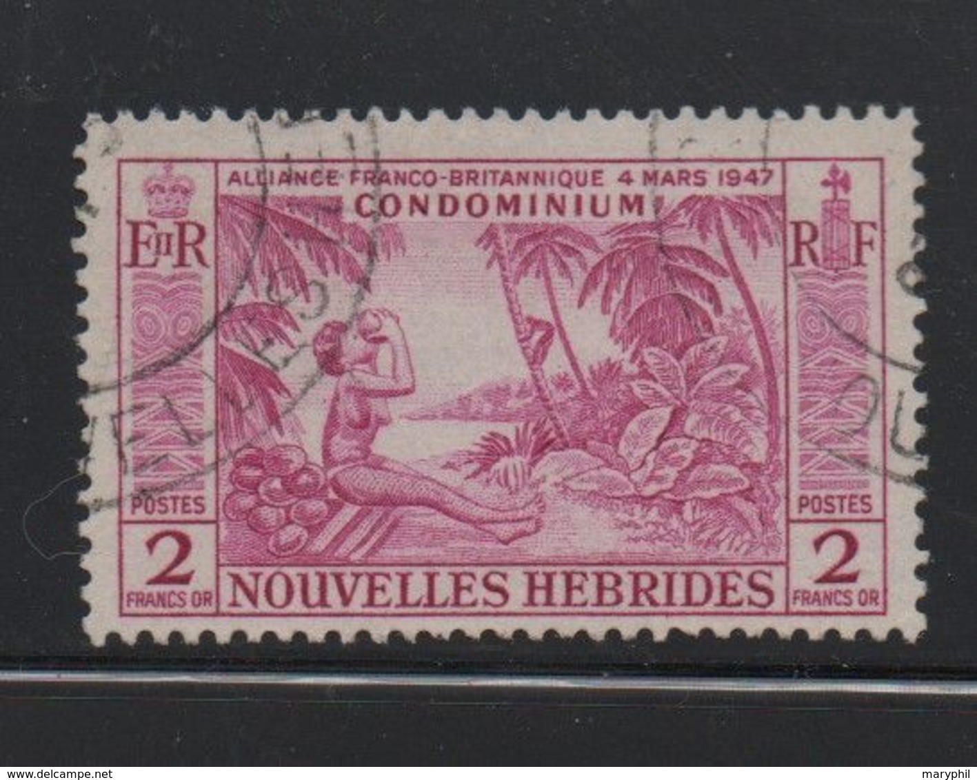 LOT 34 - NOUVELLES HEBRIDES N°184 - Cote 14 € - Gebraucht