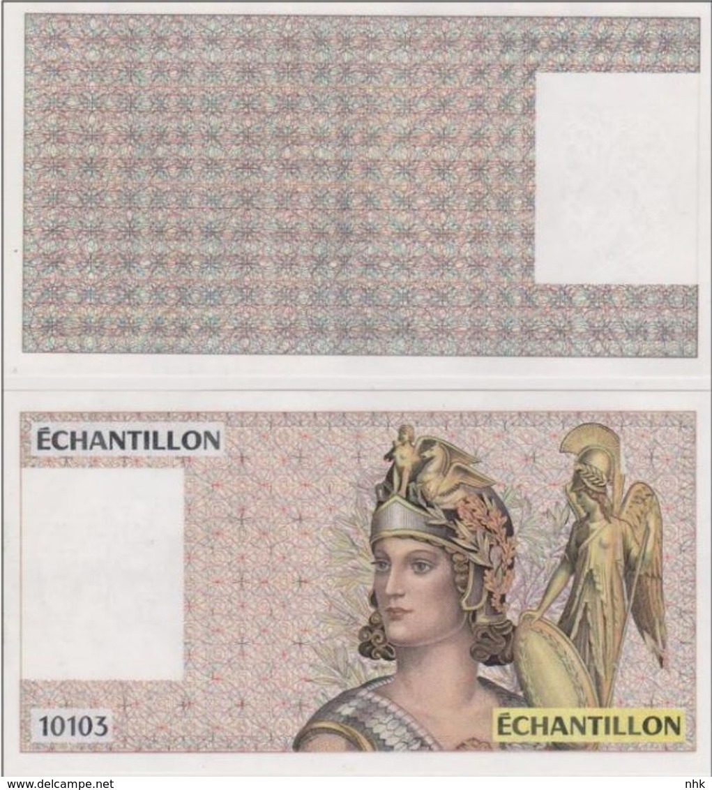 Billet échantillon 10103 Athéna Neuf - Specimen