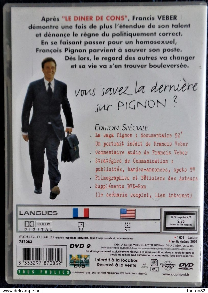 Le Placard - Daniel Auteuil - Gérard Depardieu - Thiérry Lhermite . - Komedie