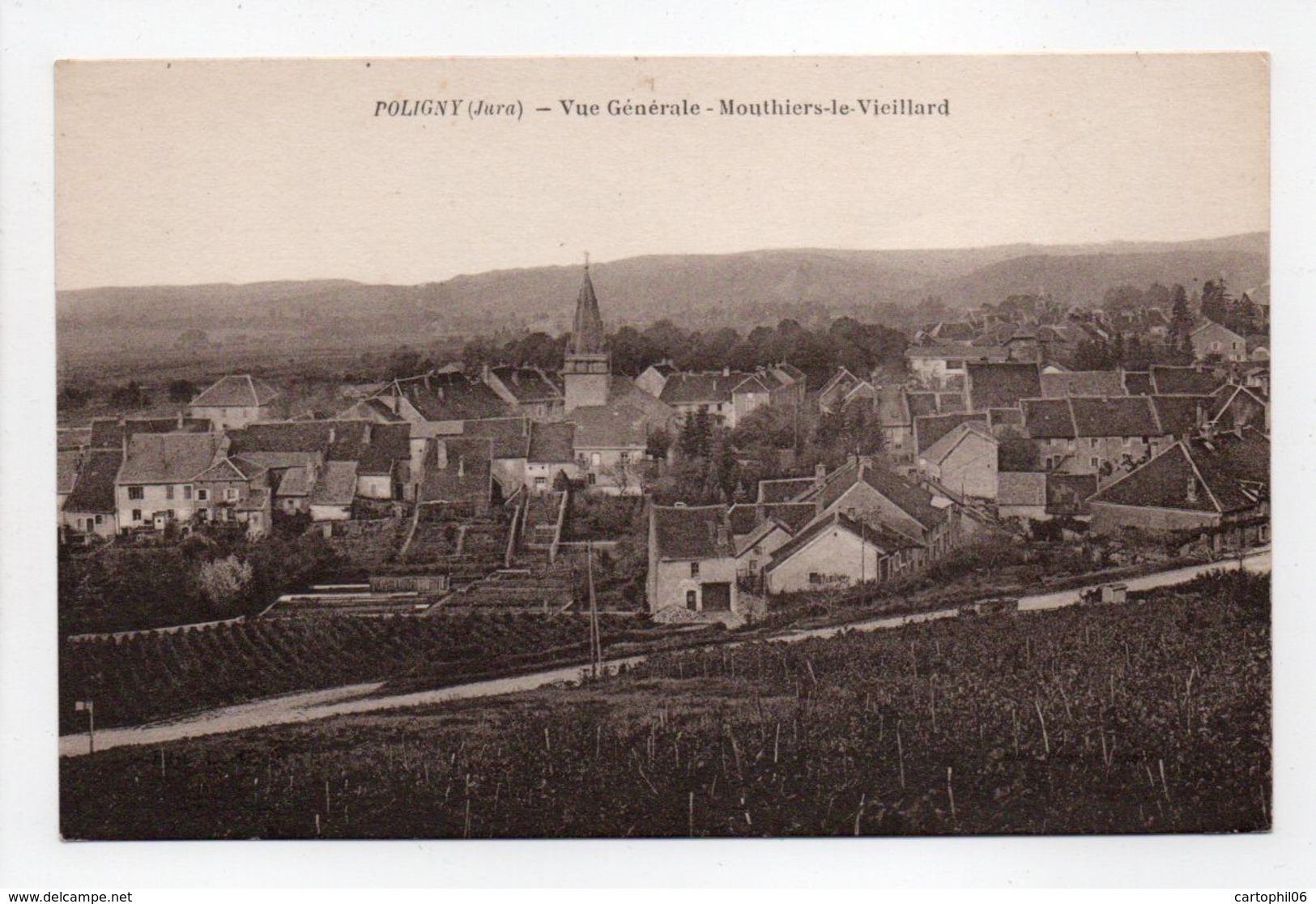 - CPA POLIGNY (39) - Vue Générale - Mouthiers-le-Vieillard - - Poligny