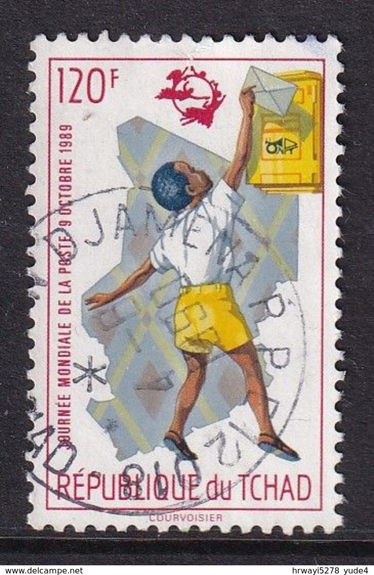 Chad 1989, Minr 1183. Cw 20 Euro, But Stamp Has A Tear - Chad (1960-...)