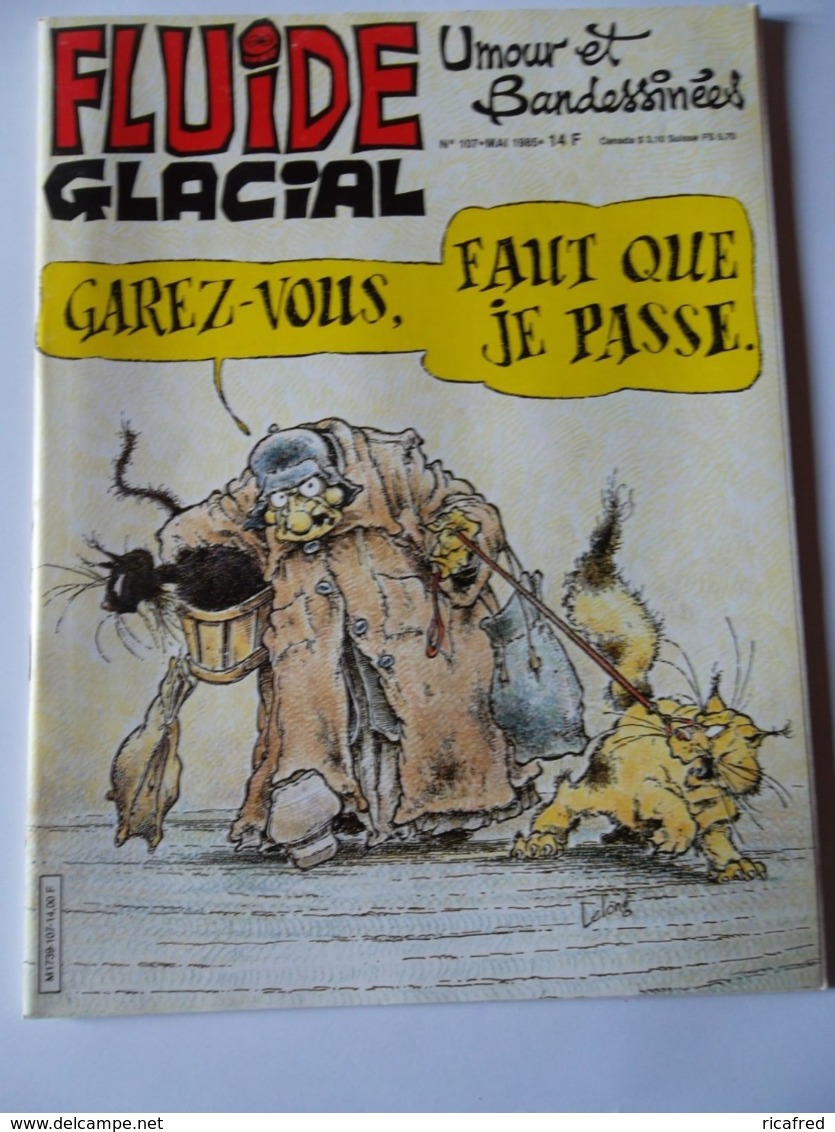 FLUIDE GLACIAL N°107 , Mai 1985 - Fluide Glacial