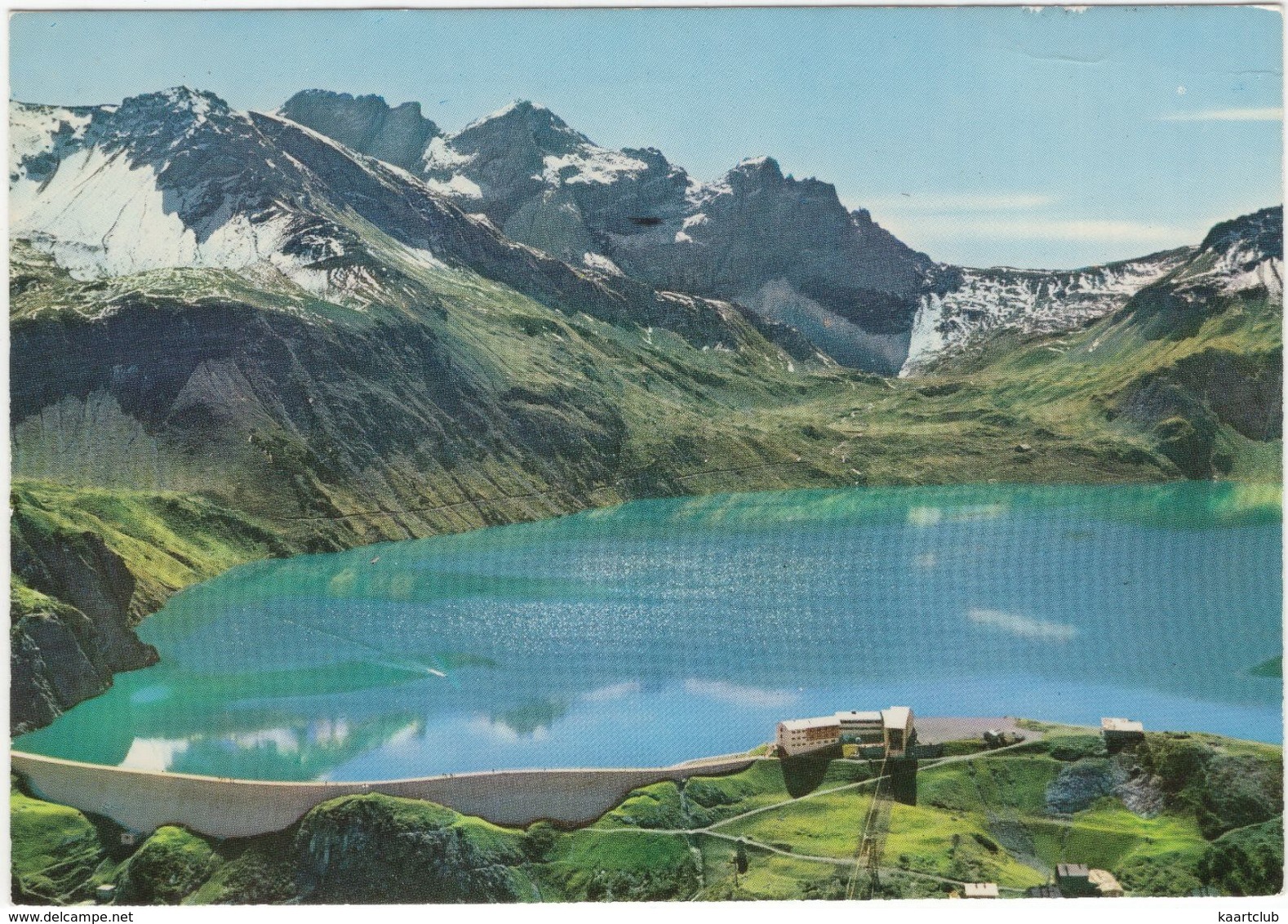 Lünersee (1980 M) Bei Brand Mit Neuer Douglashütte Gegen Kirchlispitze - (Vorarlberg, Austria) - Brandertal