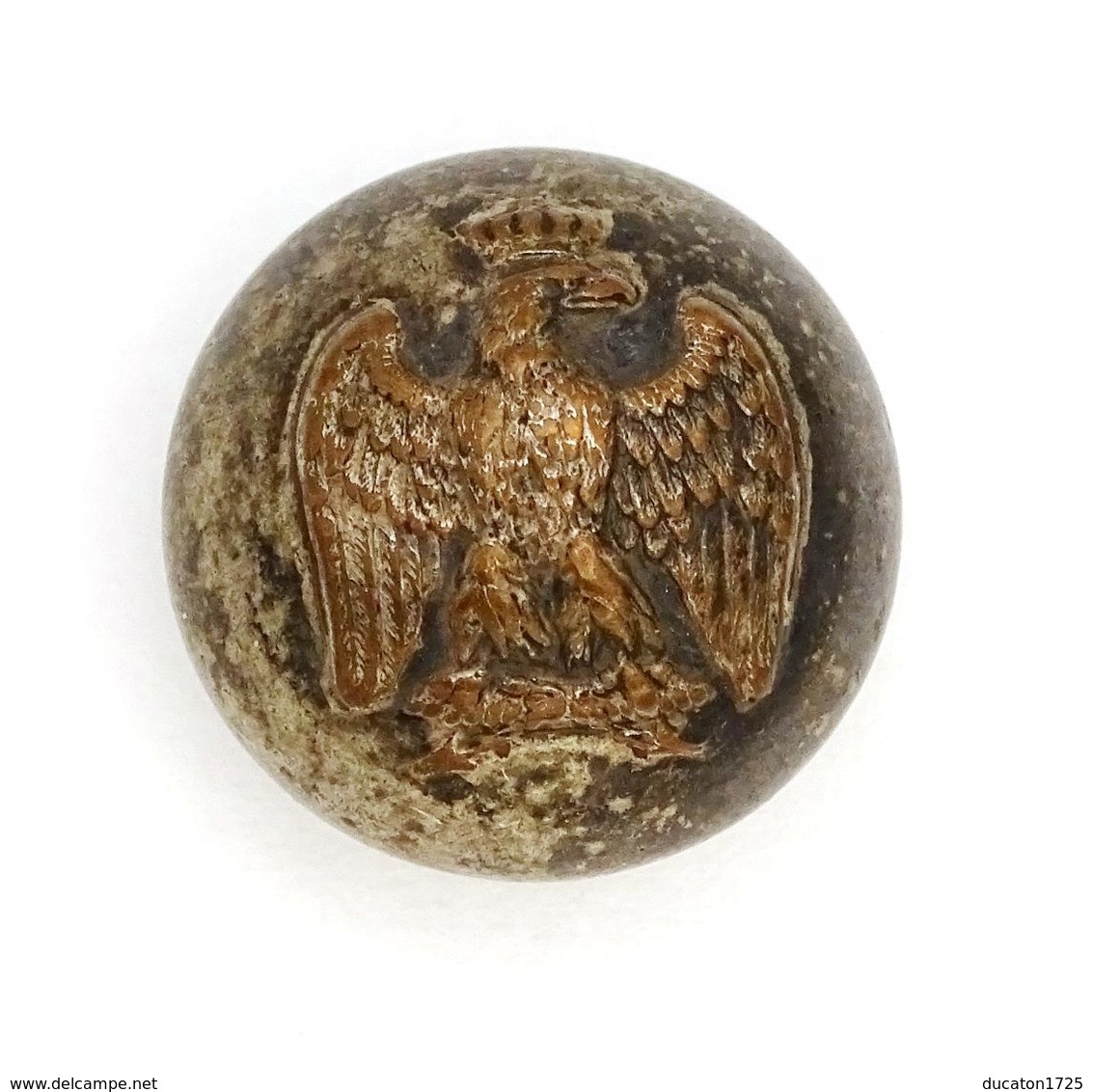 Bouton Chasseurs à Cheval De La GARDE IMPÉRIALE (1854-1870) Napoléon III°. 19 Mm. Grelot - Boutons