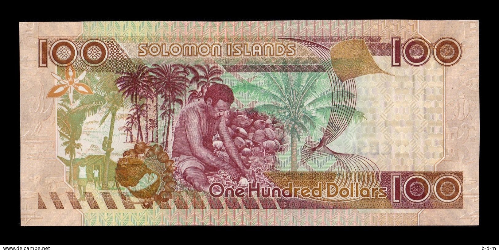 Islas Salomon Solomon 100 Dollars 2006 Pick 30a A/1 Low Serial A/1 000256 SC UNC - Isla Salomon