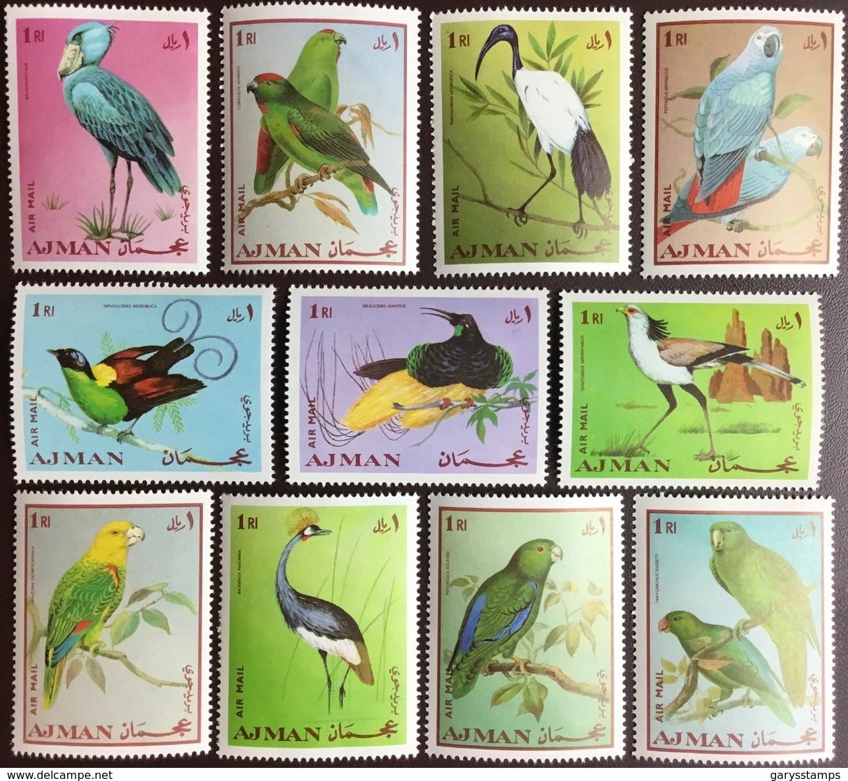 Ajman 1969 Birds MNH - Andere & Zonder Classificatie