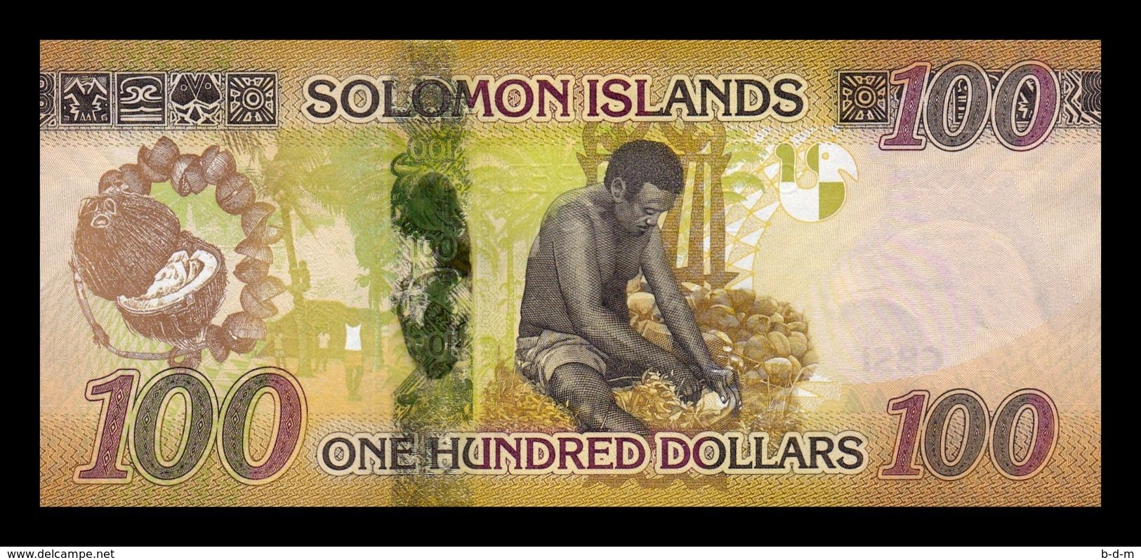 Islas Salomon Solomon 100 Dollars 2015 Pick 36b SC UNC - Isla Salomon