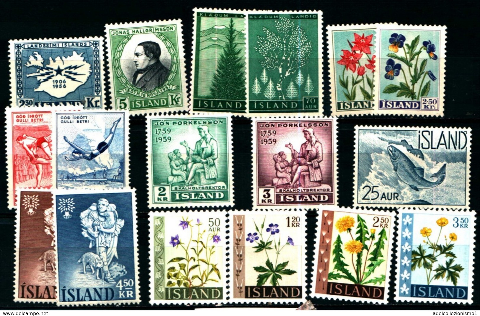 19232B) ISLANDA LOTTO FRANCOBOLLI NUOVI MNH**-mlh* - Collections, Lots & Séries