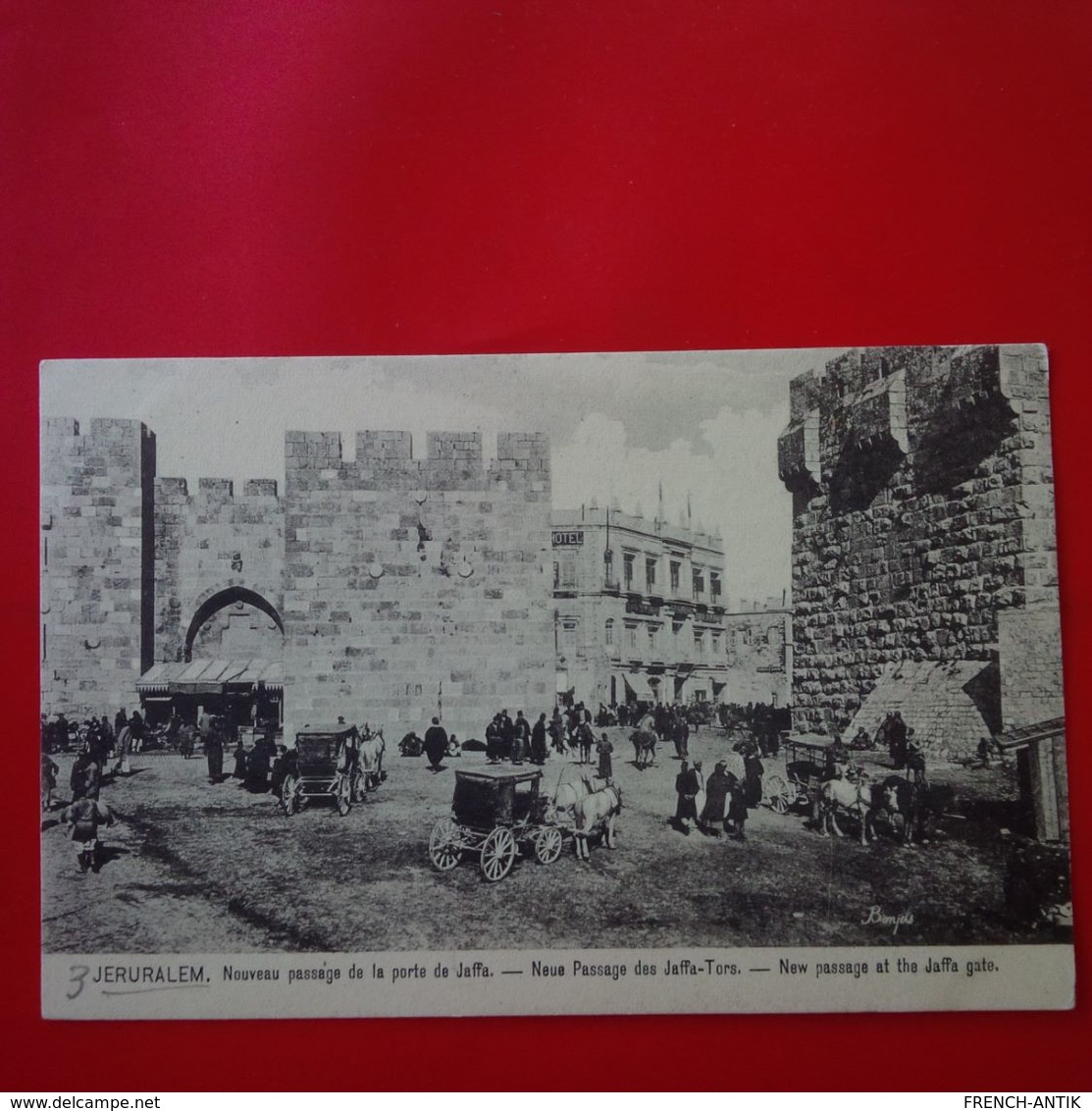 JERUSALEM NOUVEAU PASSAGE DE LA PORTE DE JAFFA - Israel