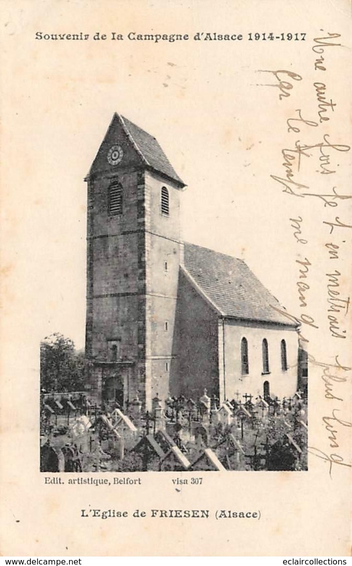 Friesen          68         Eglise Et Cimetière             (voir Scan) - Otros & Sin Clasificación