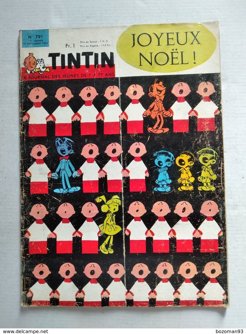 TINTIN N° 791  PETULA CLARK ( 2p) LES CREATION TINTIN   COVER BERCK - Tintin