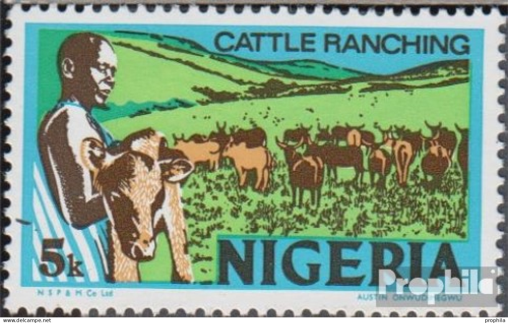 Nigeria 276II Y Postfrisch 1973 Wirtschaft - Nigeria (1961-...)