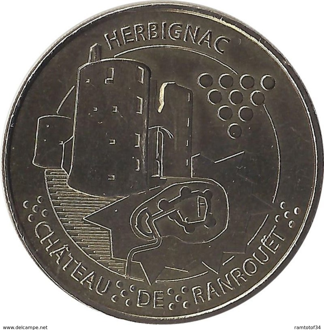 2010 MDP162 - HERBIGNAC - Le Château De Ranrouet 1 / MONNAIE DE PARIS - 2010