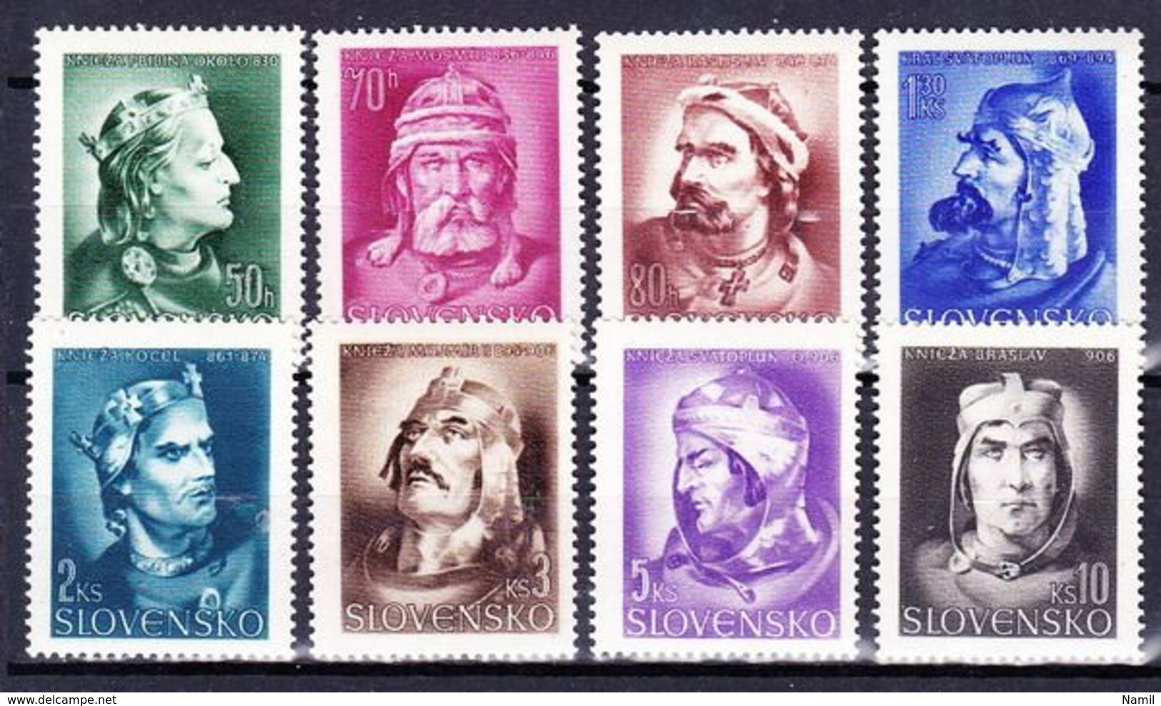 Slovaquie 1944 Mi 134-41  (Yv 100-107 ), (MNH)** - Nuovi