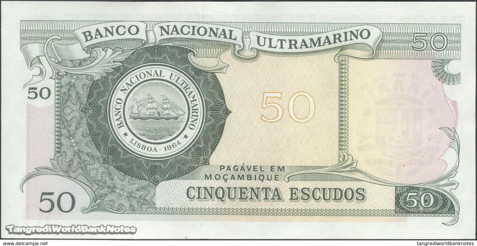 TWN - MOZAMBIQUE 116a - 50 Escudos 27.10.1970 (1976) Prefix A AU - Mozambique