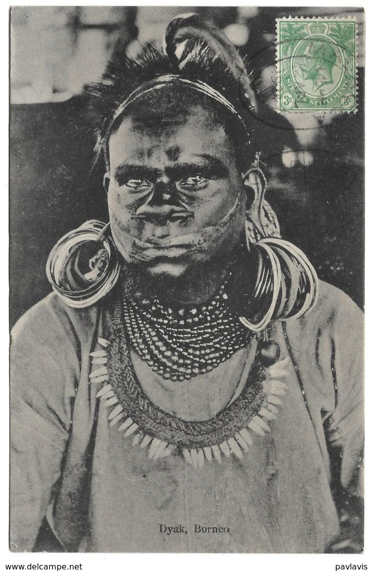 Malaysia (Malacca) – Dyak – Borneo – Year 1924 - Oceanië