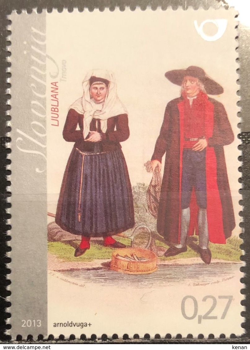 Slovenia, 2013, Mi: 986 (MNH) - Costumes