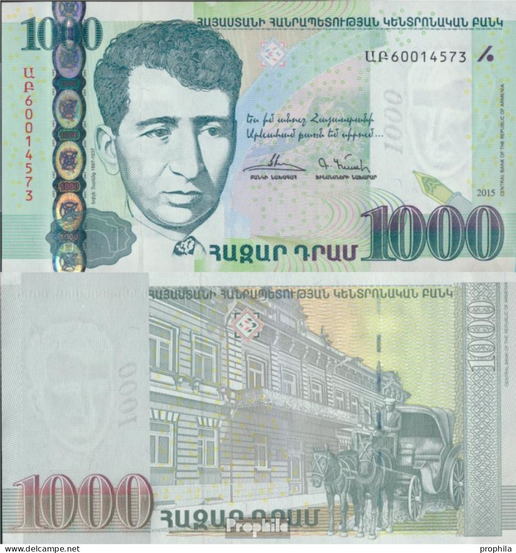 Armenien Pick-Nr: 59 Bankfrisch 2015 1.000 Dram - Armenien