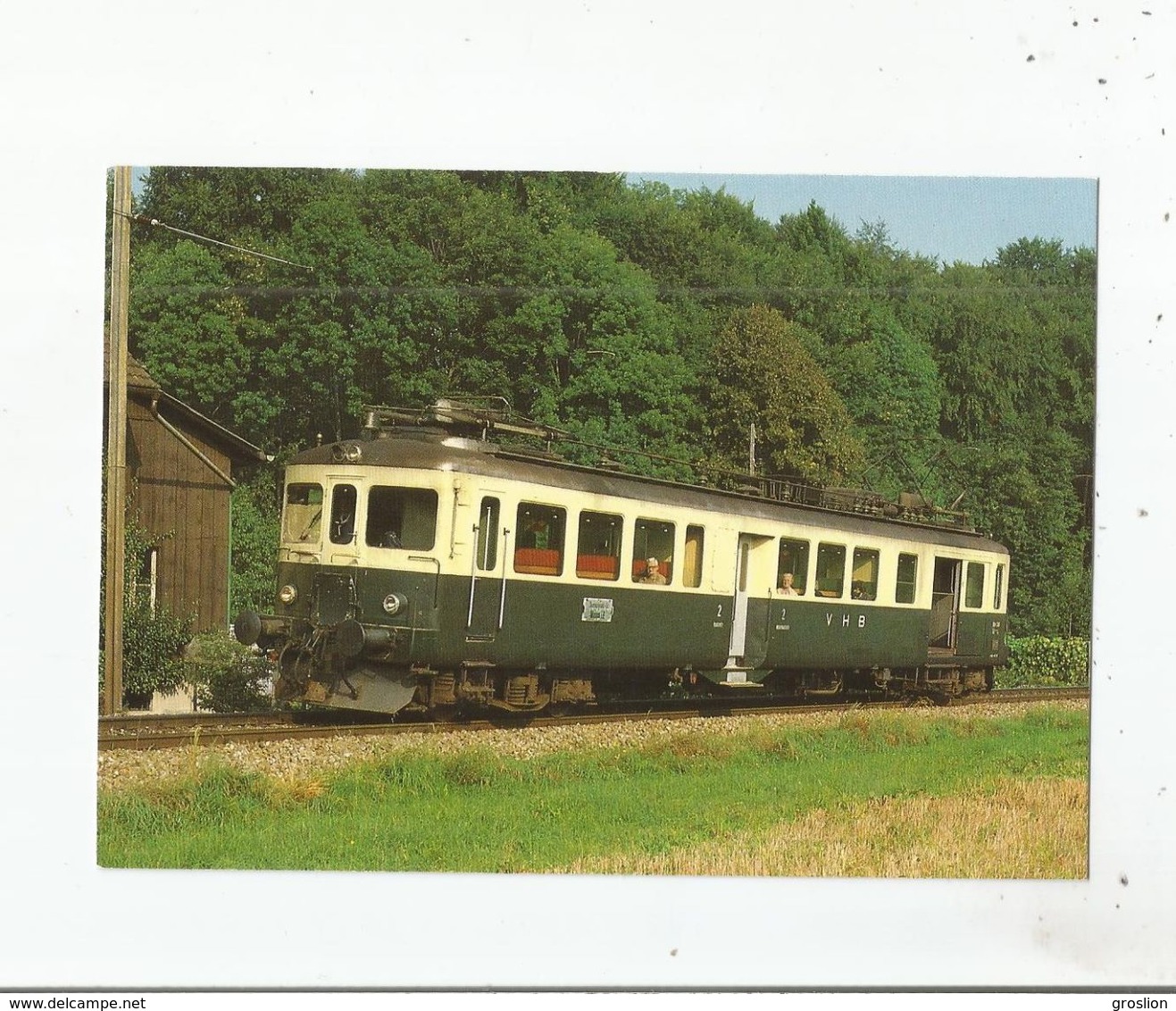 RAMSEI 15 9 1982. EMMENTAL BURGDORF 6 THUN BAHN / VEREINIGTE HUTTWIL BAHNEN .ELEKTRISCHER TRIEBWAGEN BDe 4/4 L 245 - Huttwil