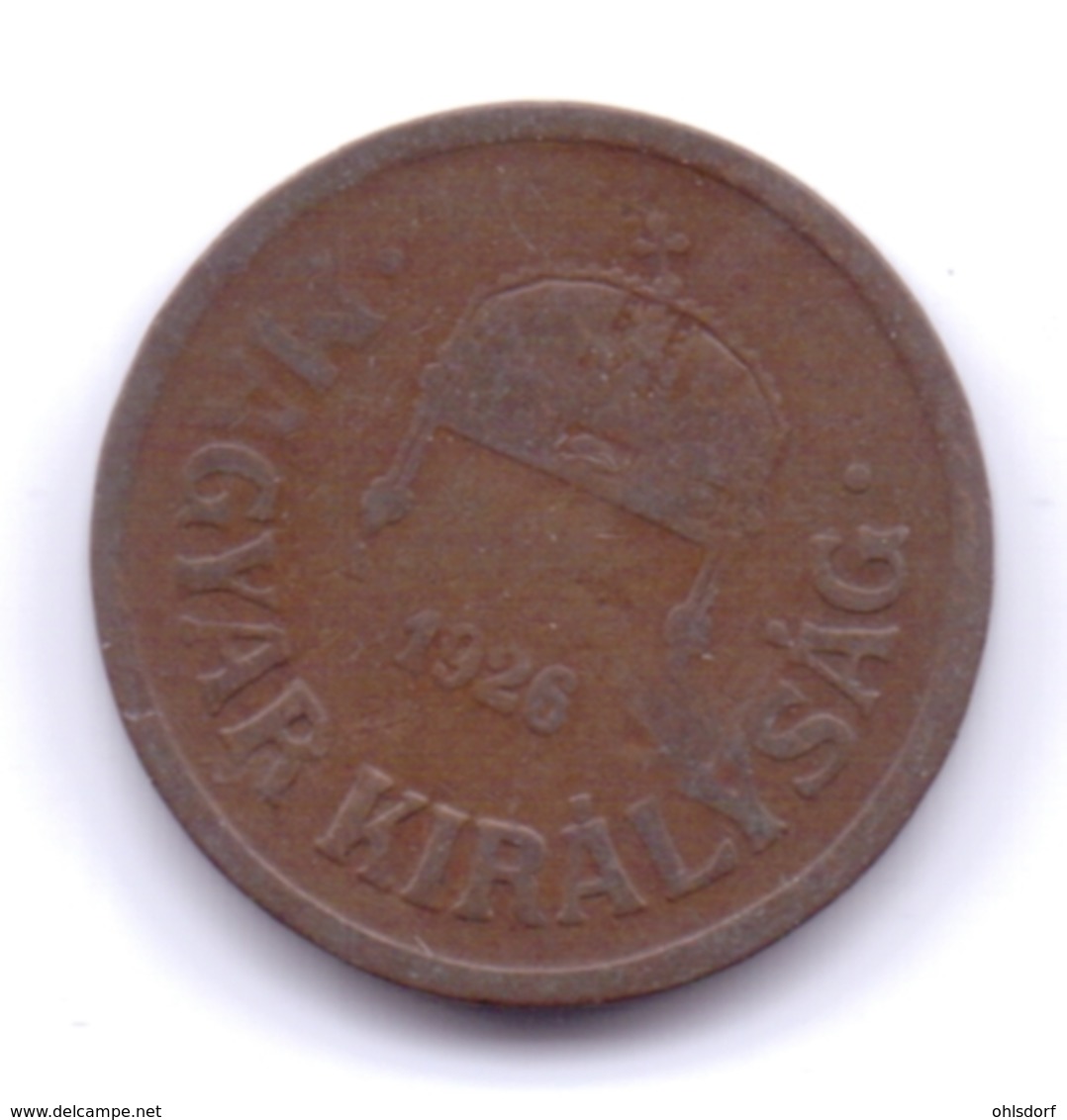 MAGYAR 1926: 2 Filler, KM 506 - Hungría