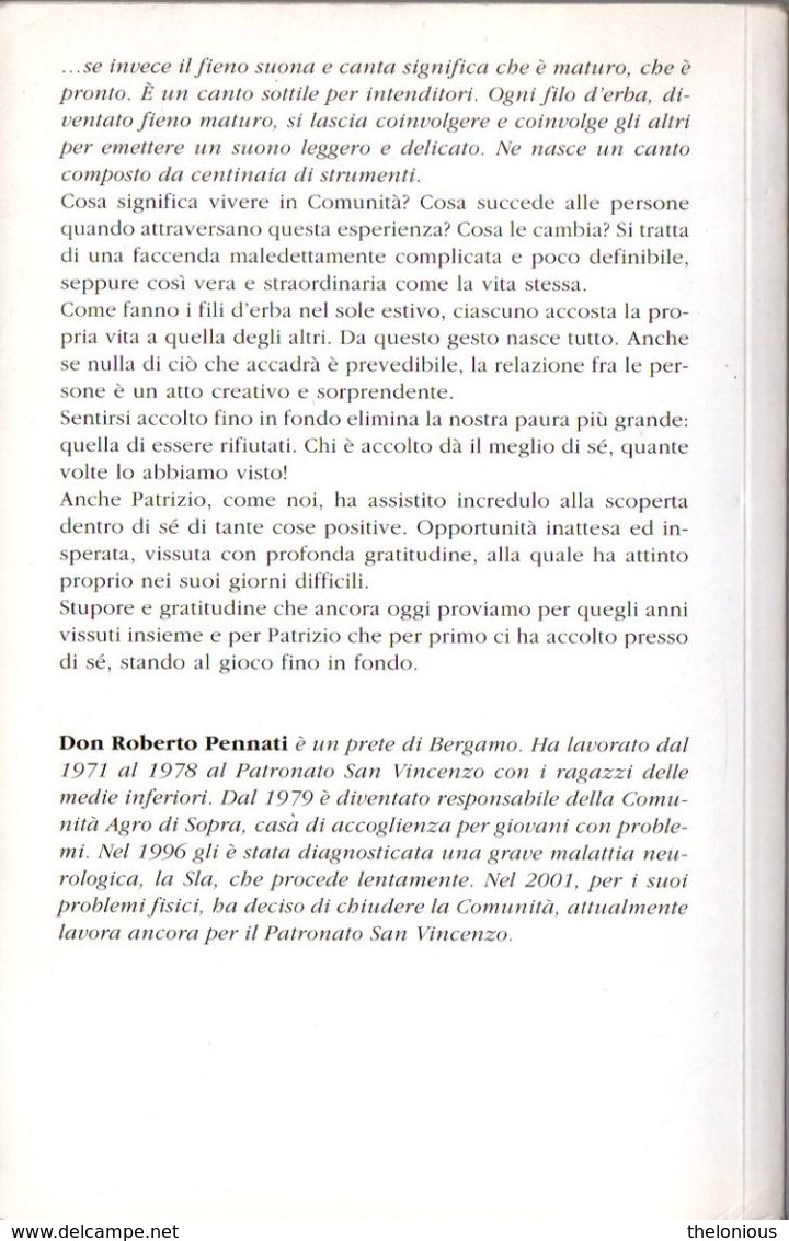 # Don Roberto Pennati - Il Canto Del Fieno Maturo - Storia Di Patrizio - 2008 - Bibliographie