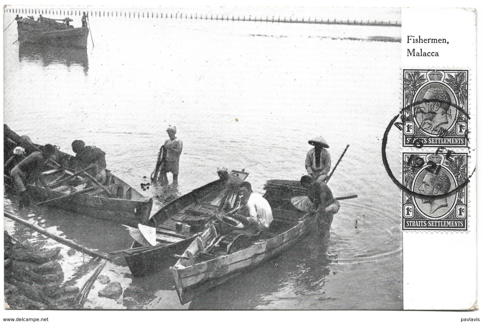 Malaysia (Malacca) – Fishermen – Year 1921 - Pêche