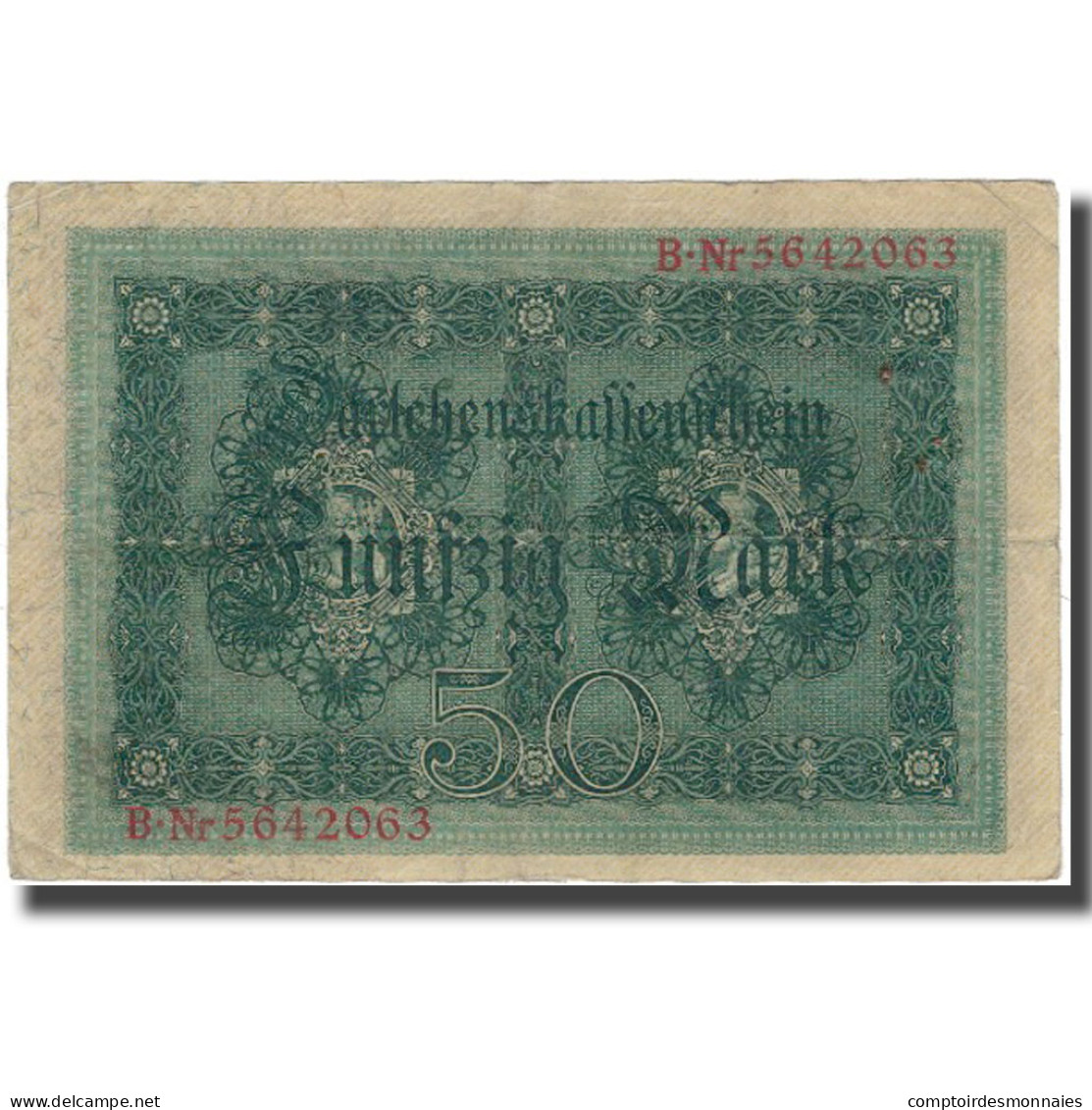 Billet, Allemagne, 50 Mark, 1914, KM:49b, TB - 50 Mark