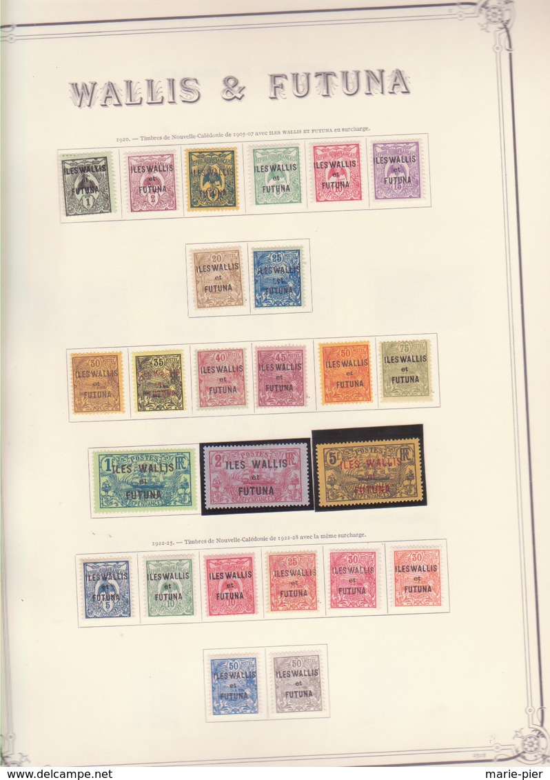 Timbres Wallis Et Futuna (n° 1 à 370 + PA + Taxe + Blocs) - Verzamelingen & Reeksen
