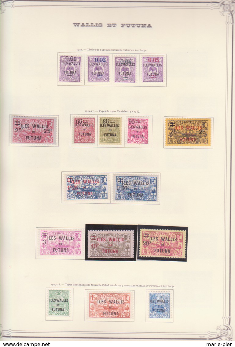 Timbres Wallis Et Futuna (n° 1 à 370 + PA + Taxe + Blocs) - Lots & Serien