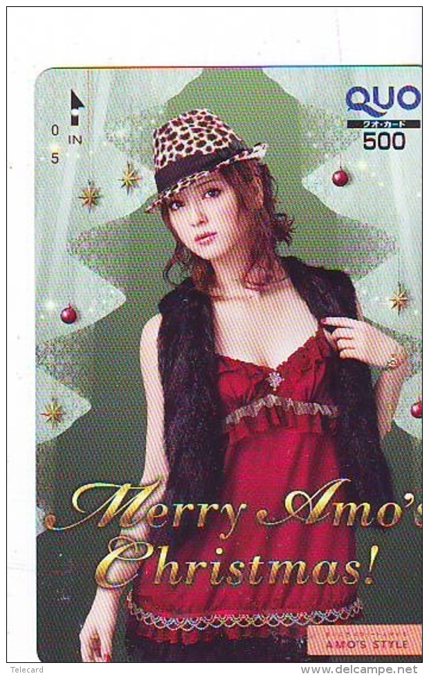 Carte Prépayée Japon * NOËL (2051) MERRY CHRISTMAS  Prepaid Card Japan Karte WEIHNACHTEN JAPAN * KERST NAVIDAD - Noel