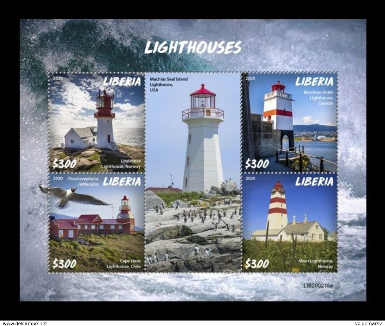 Liberia 2020 Mih. 7673/76 Lighthouses MNH ** - Liberia