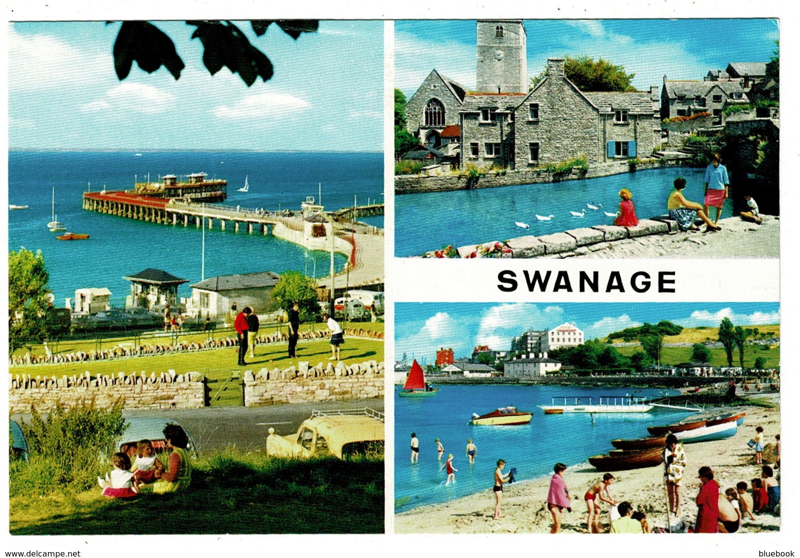 Ref 1379 - John Hinde Multiview Postcard - Swanage Dorset - Swanage