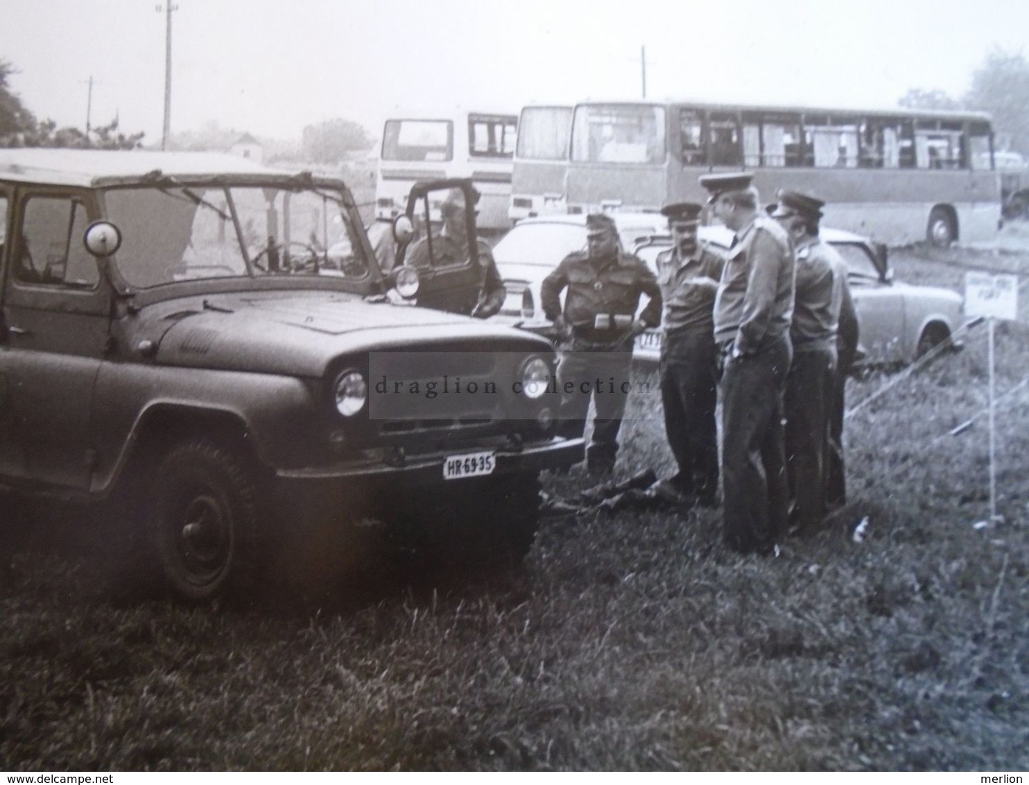 D172524 Lot Of 6 Old Photos  -Military -Soldiers -Army  Hungary  Miskolc Army Reserve Camp  Ca 1970-80's - Personnes Anonymes