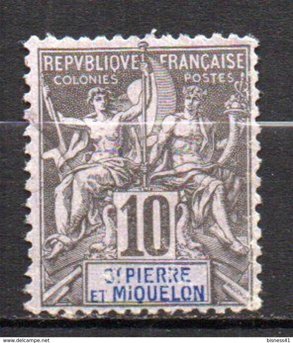 Col17  Colonie Saint Pierre & Miquelon SPM N° 63 Oblitéré Cote 8,00 € - Gebraucht