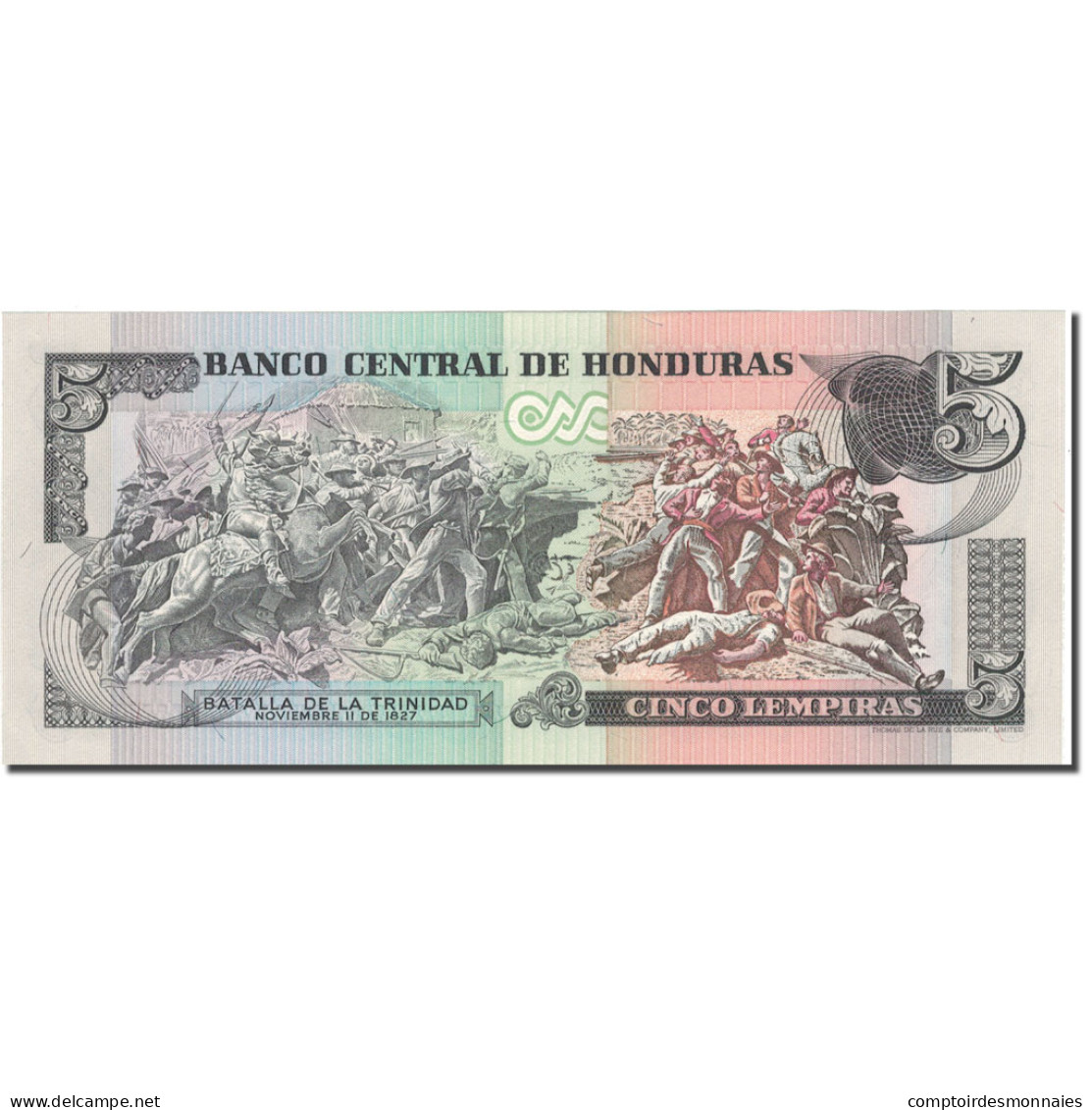 Billet, Honduras, 5 Lempiras, 1980, 1980-05-08, KM:63a, NEUF - Honduras