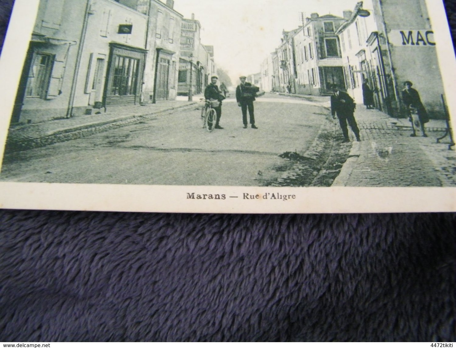 C.P.A.- Marans (17) - Rue D'Aligre - Charcuterie - 1920 - SUP - (DH 61) - Autres & Non Classés