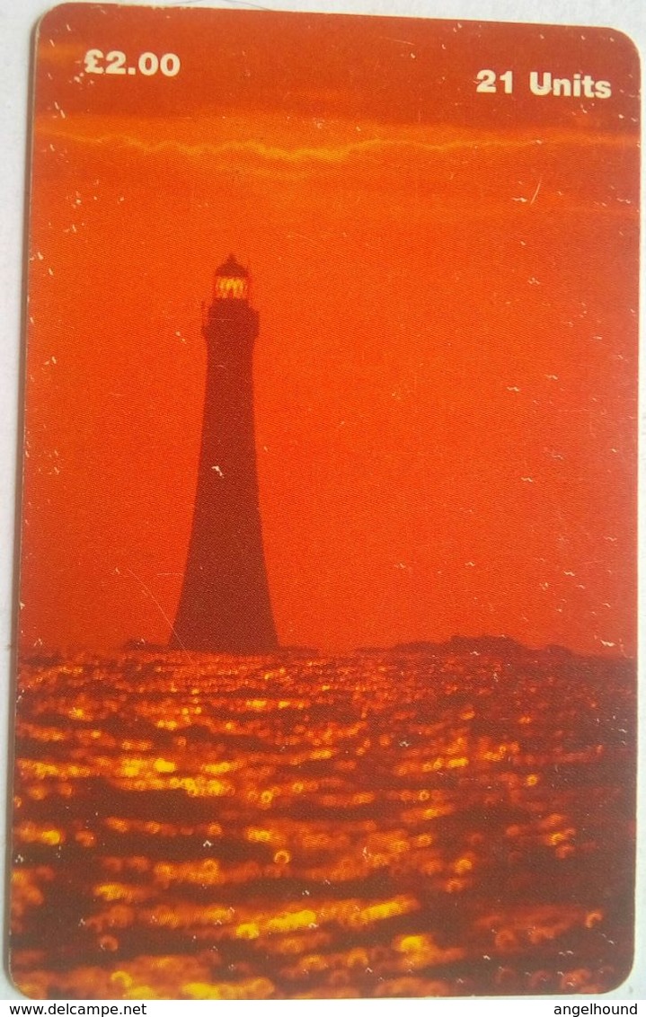 Isle Of Man 21 Units  £5  " Chicken Rock Lighthouse " - Man (Isle Of)