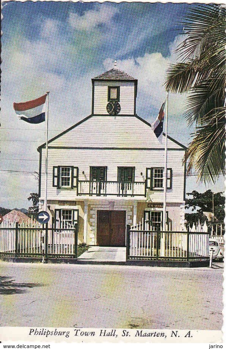 Netherland Antilles, Saint Martin, Philipsburg Town Hall, Unused - Saint-Martin