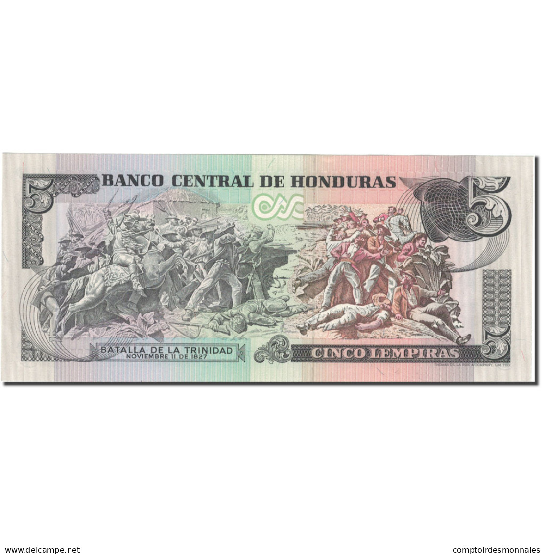 Billet, Honduras, 5 Lempiras, 1980, 1980-05-08, KM:63a, NEUF - Honduras