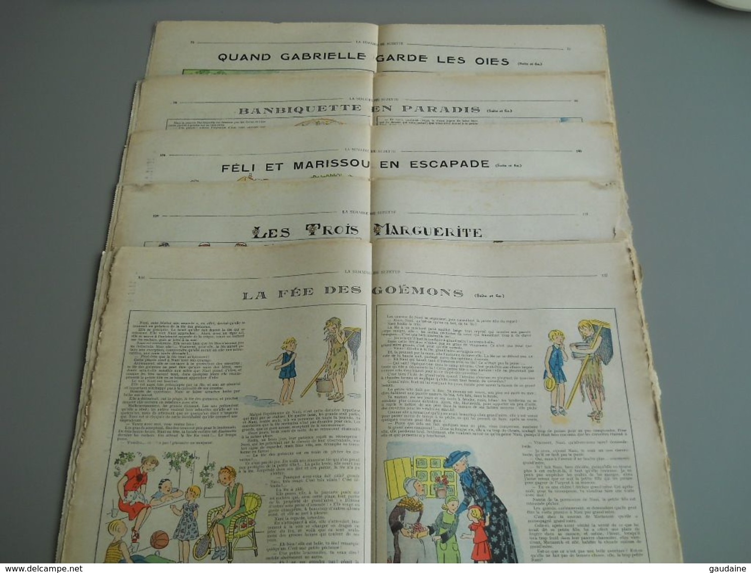 La Semaine De SUZETTE - 1937 - LOT DE 5 N° - N°31 N°32 N°33 N°34 N°35 - La Semaine De Suzette