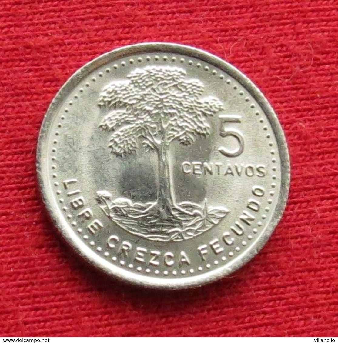 Guatemala 5 Centavos 1988 KM# 276.4 - Guatemala