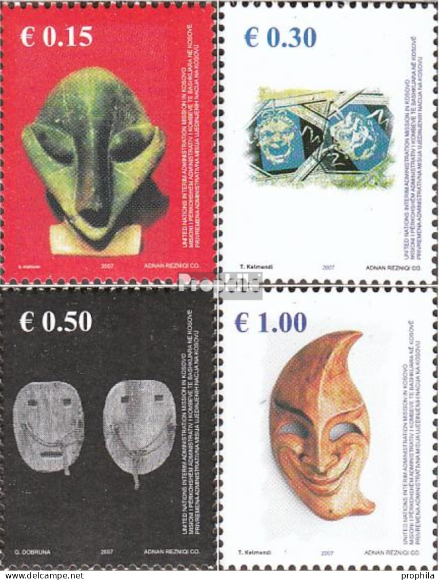 Kosovo 79-82 (kompl.Ausg.) Postfrisch 2007 Masken - Unused Stamps